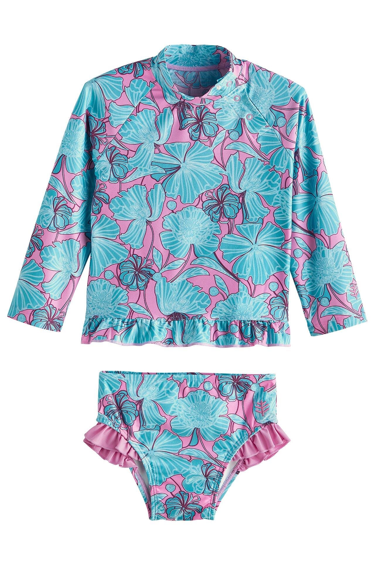 Baby Guppy Ruffle Rash Guard Set | Clearance Parent - Image 5