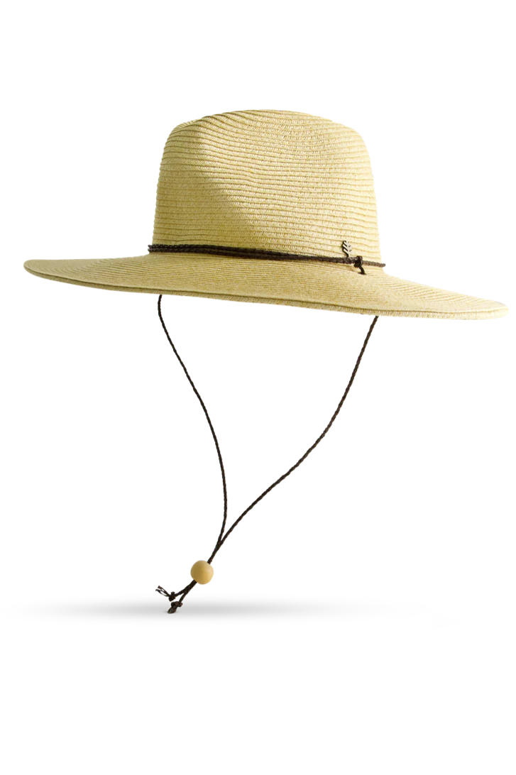 Comber Wide Brim Braided Sun Hat | Natural - Image 4