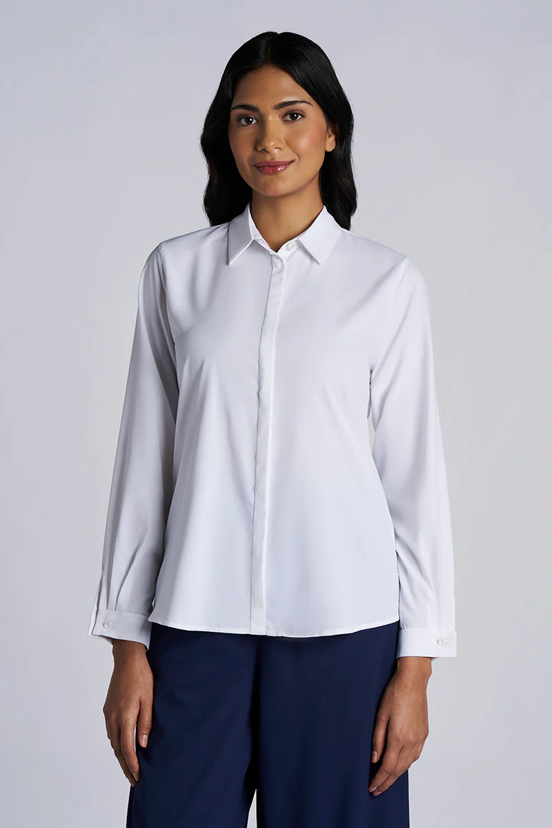 Chrysi Button Down Shirt | White - Image 4