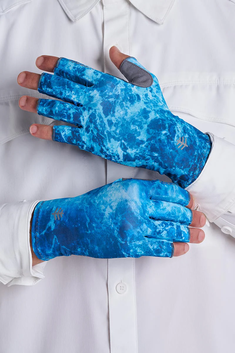 Tahoe Outdoor Sun Gloves | Blue - Image 4