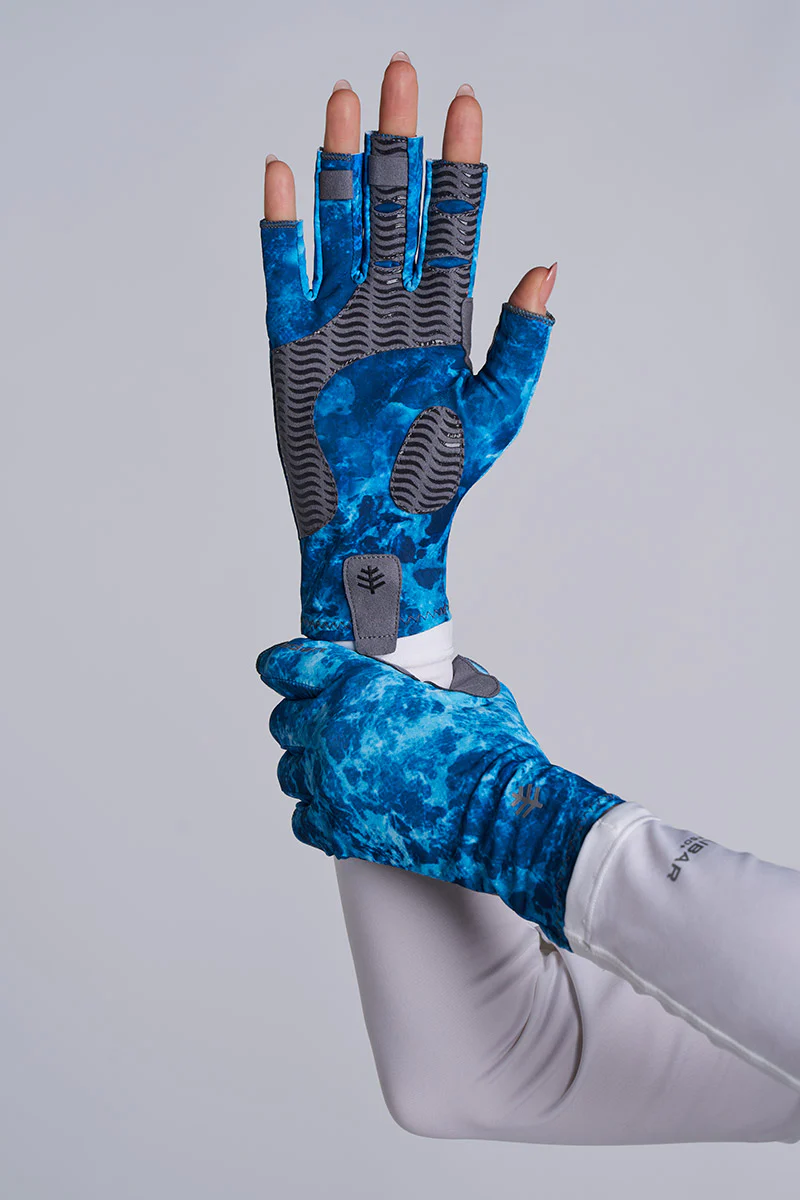 Tahoe Outdoor Sun Gloves | Blue - Image 5