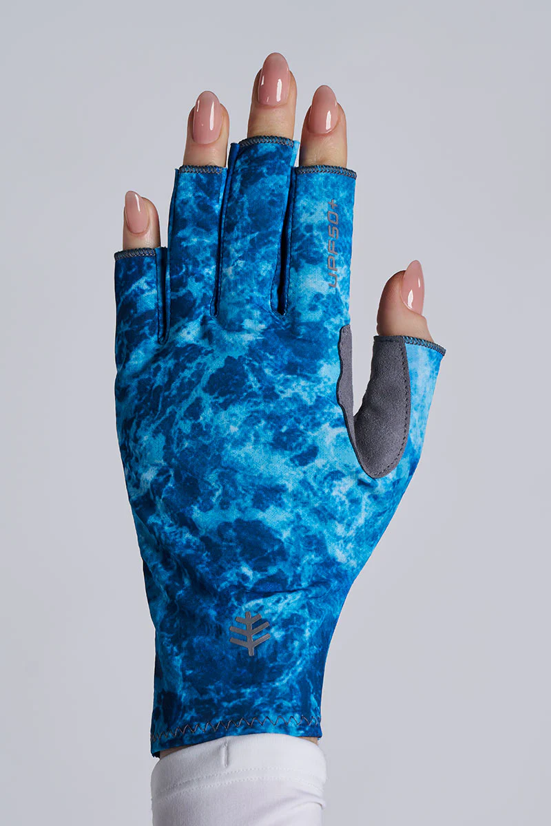 Tahoe Outdoor Sun Gloves | Blue - Image 6