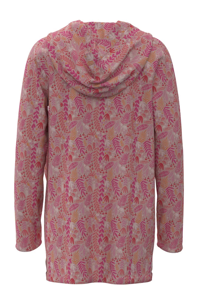 Girl's Catalina Beach Cover-Up Dress | Soft Pink Blooming Forest - Image 3