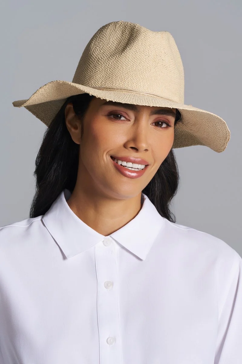 ISLA - Hand Woven Fedora Toyo Straw | Clearance Parent - Image 2