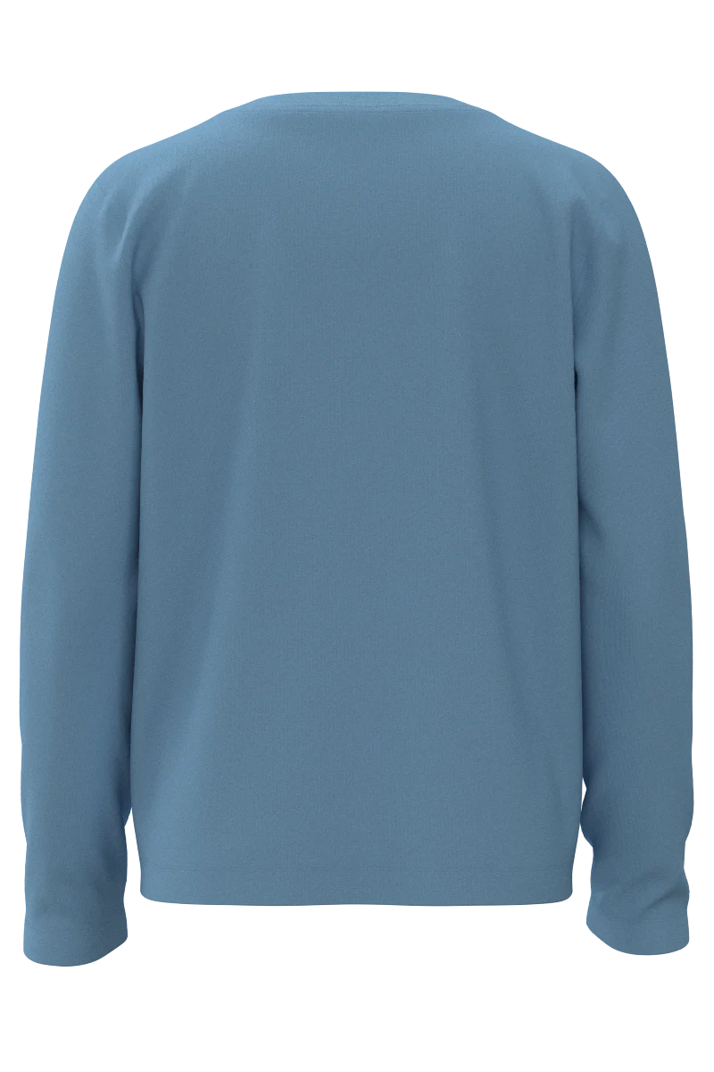 Kid's Coco Plum Everyday Long Sleeve T-Shirt | Arctic Blue - Image 3