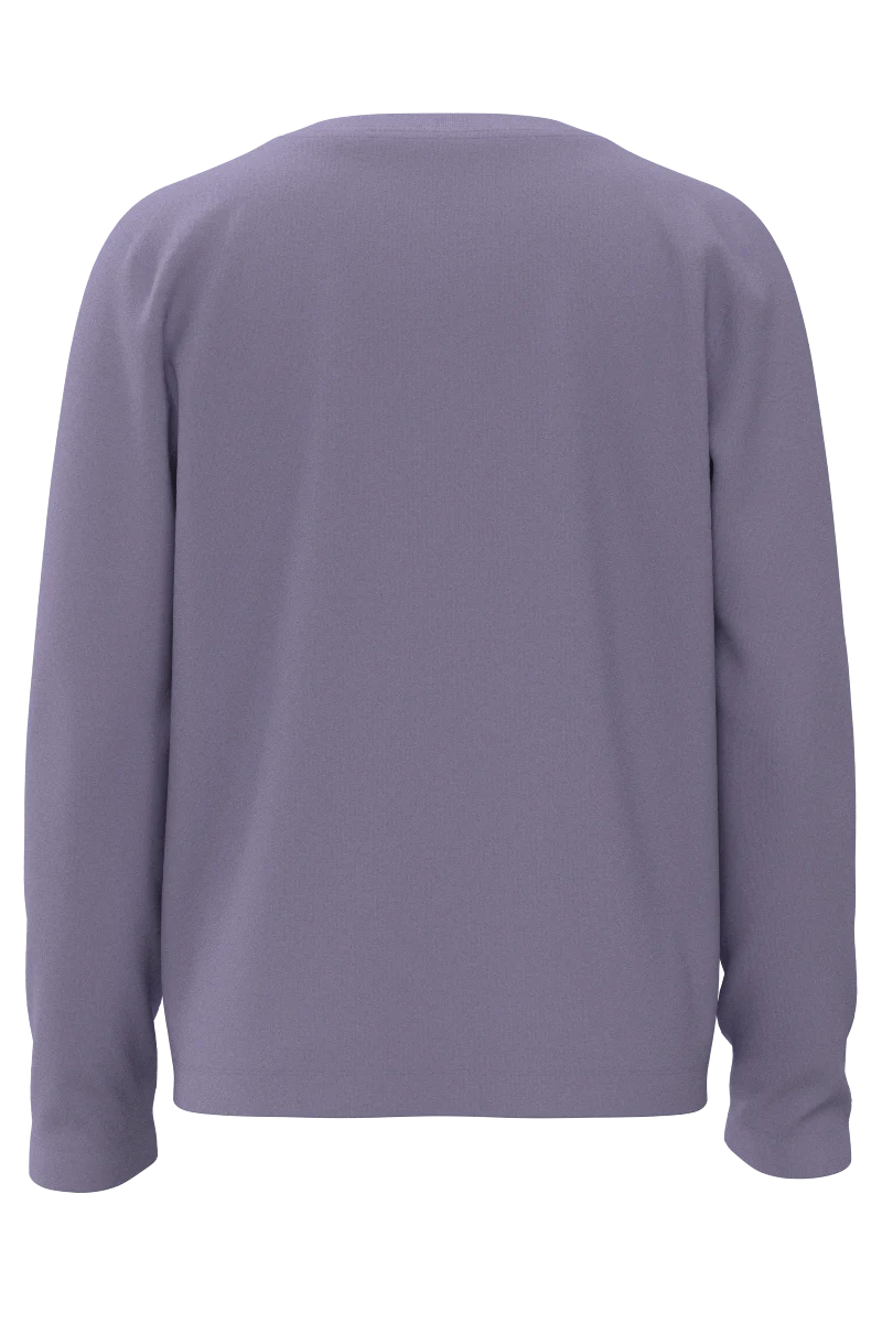 Kid's Coco Plum Everyday Long Sleeve T-Shirt | Lavendula - Image 3