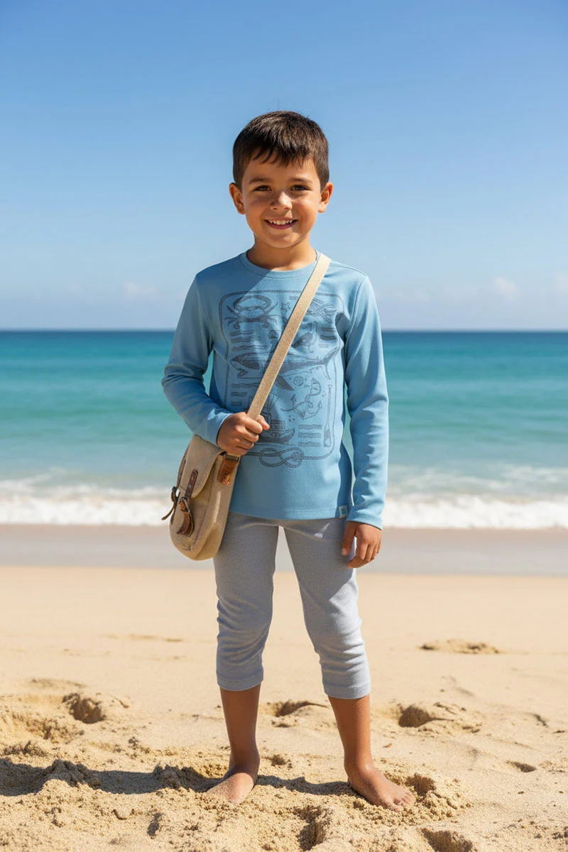 Kid's Coco Plum Everyday Long Sleeve Graphic T-Shirt | Regular Parent - Image 5