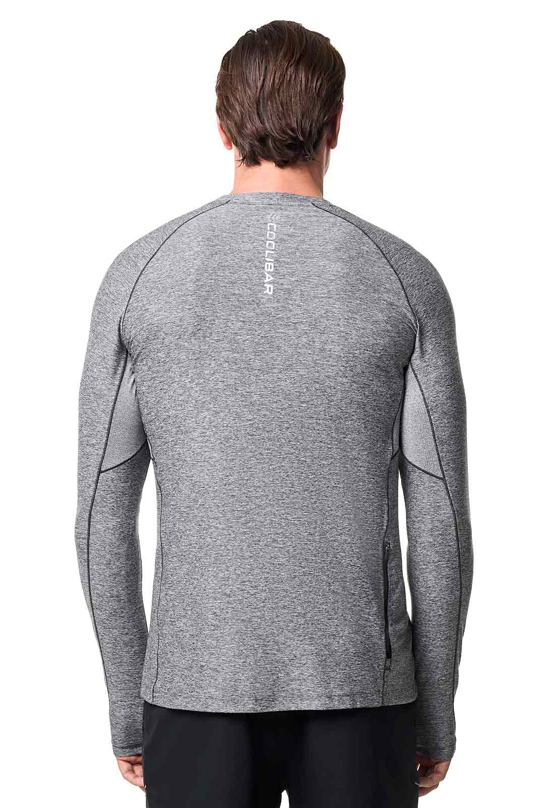 Men's Agility Long Sleeve Performance T-shirt | Charcoal Heather - Image 7