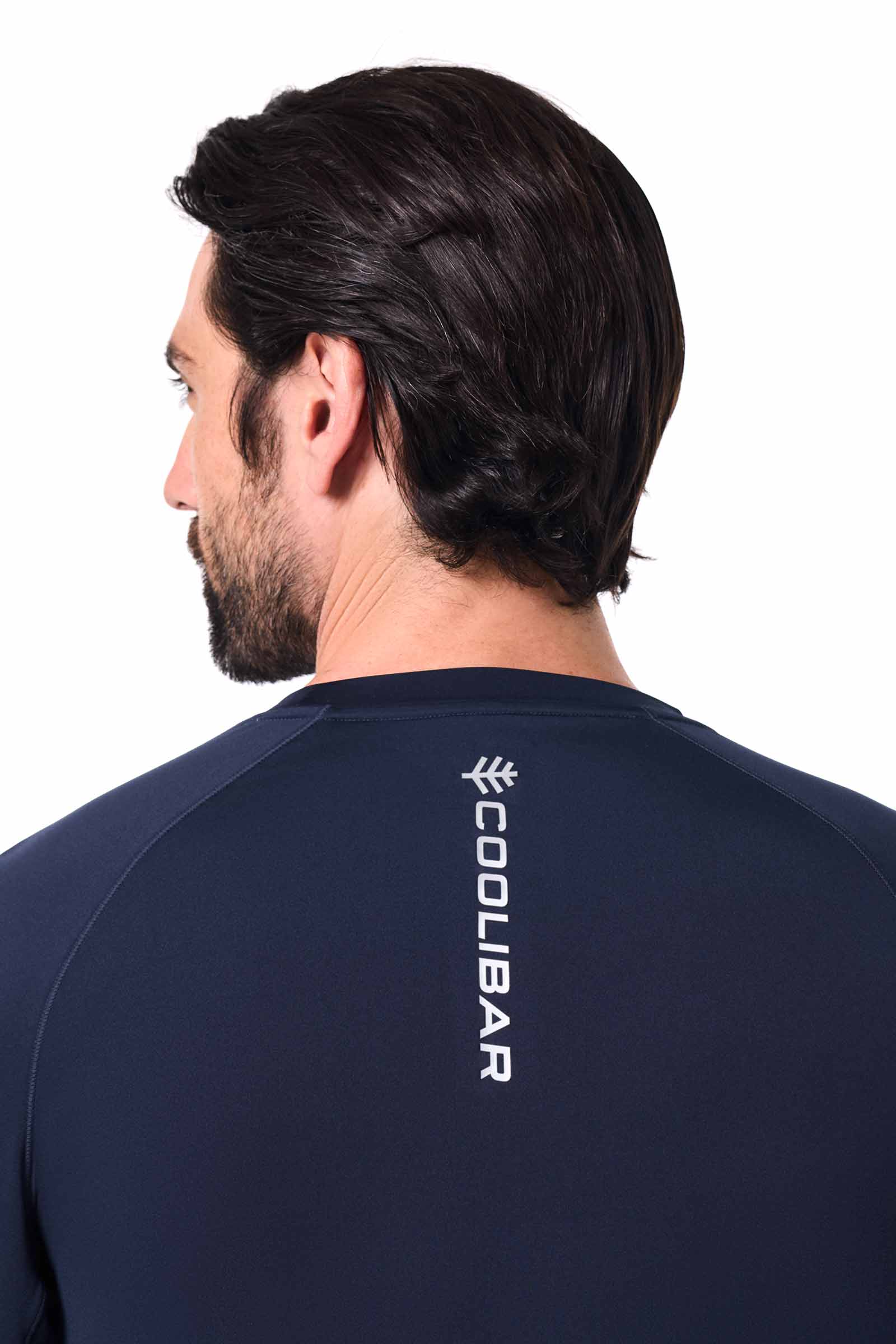 Men's Agility Long Sleeve Performance T-shirt | Navy - Image 4