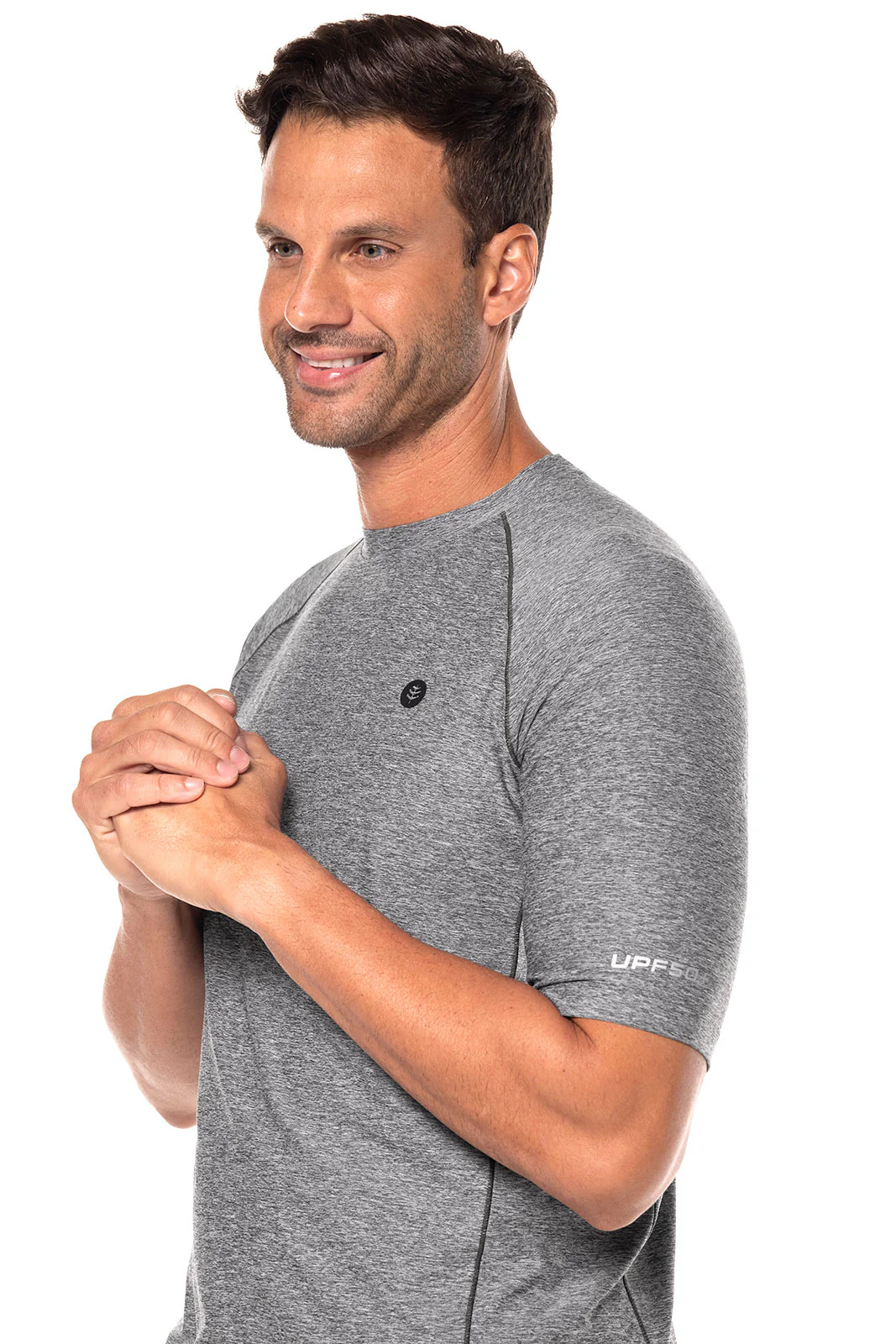 Men's Agility Short Sleeve Performance T-Shirt | Charcoal Heather - Image 5