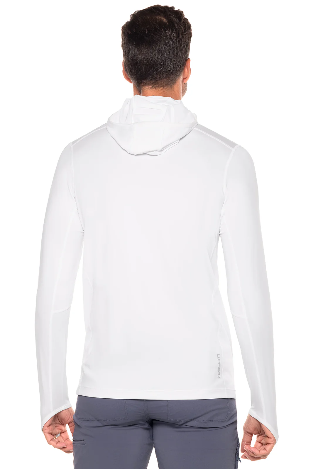 Men's Andros Fishing Hoodie | White - Image 2