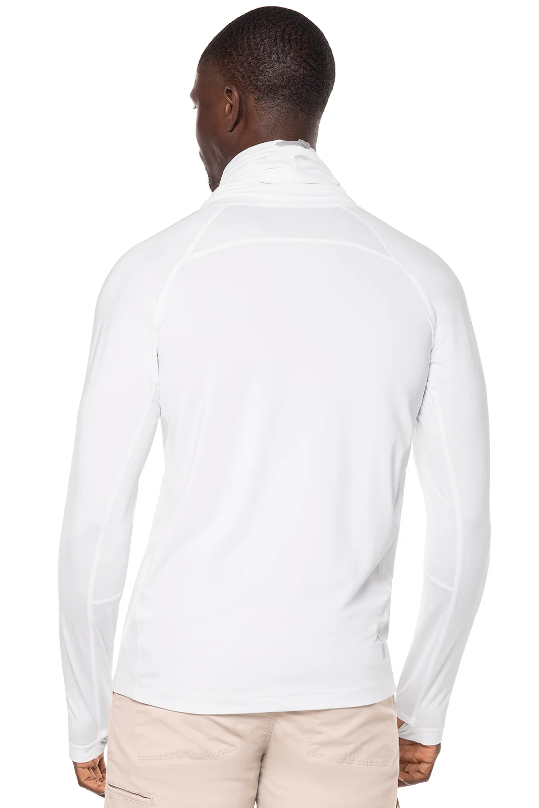 Men's Andros Fishing Long Sleeve T-Shirt | White - Image 3