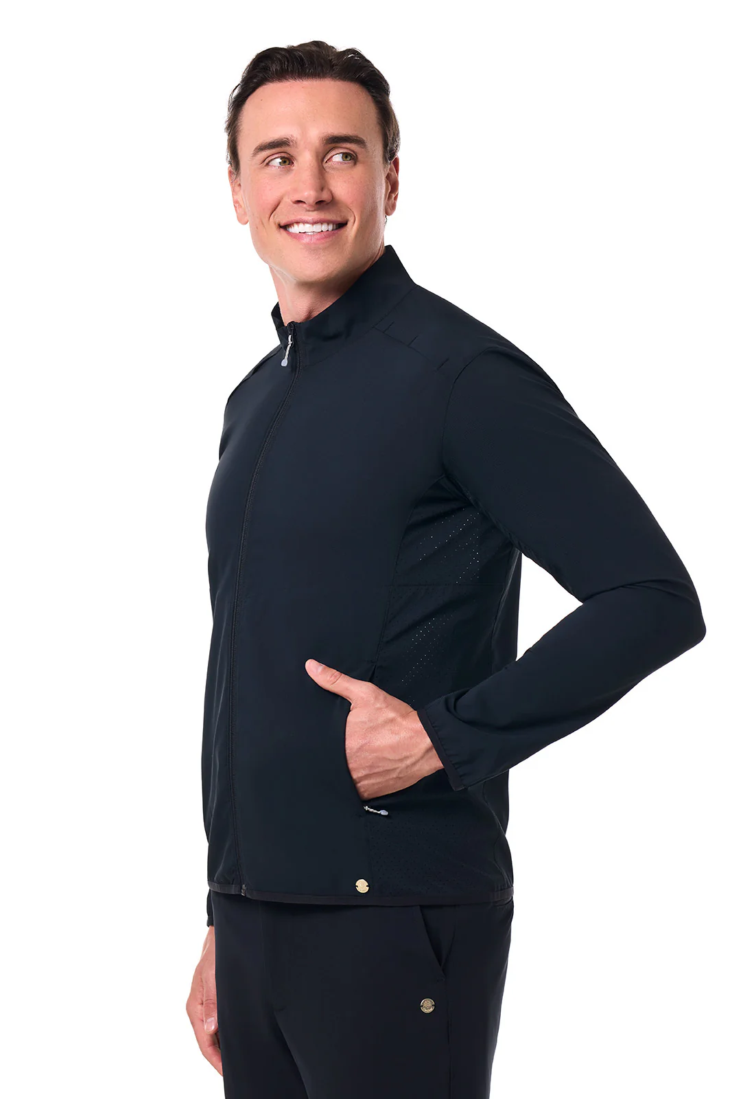 Men's Arcadian Packable Jacket | Black - Image 3