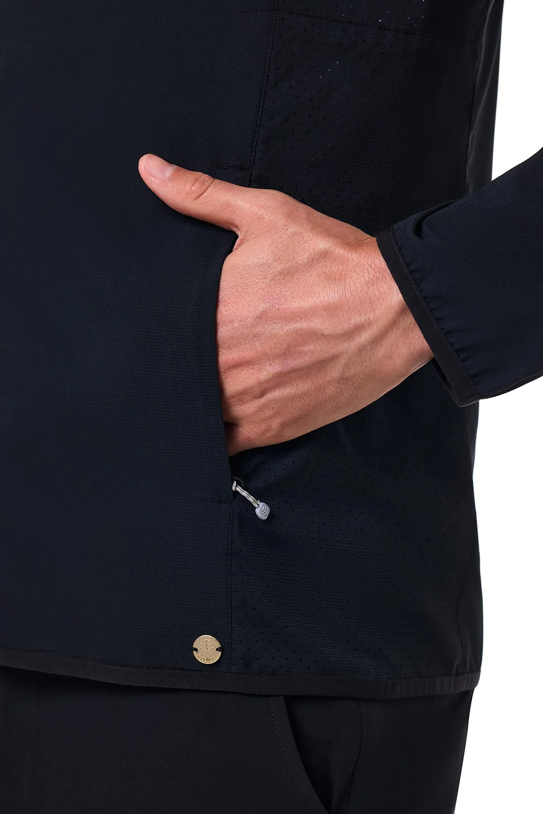 Men's Arcadian Packable Jacket | Black - Image 5