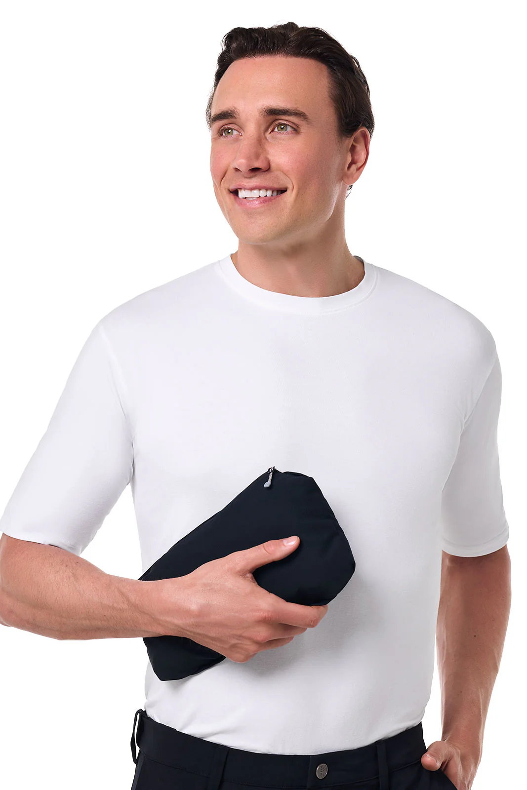 Men's Arcadian Packable Jacket | Black - Image 8