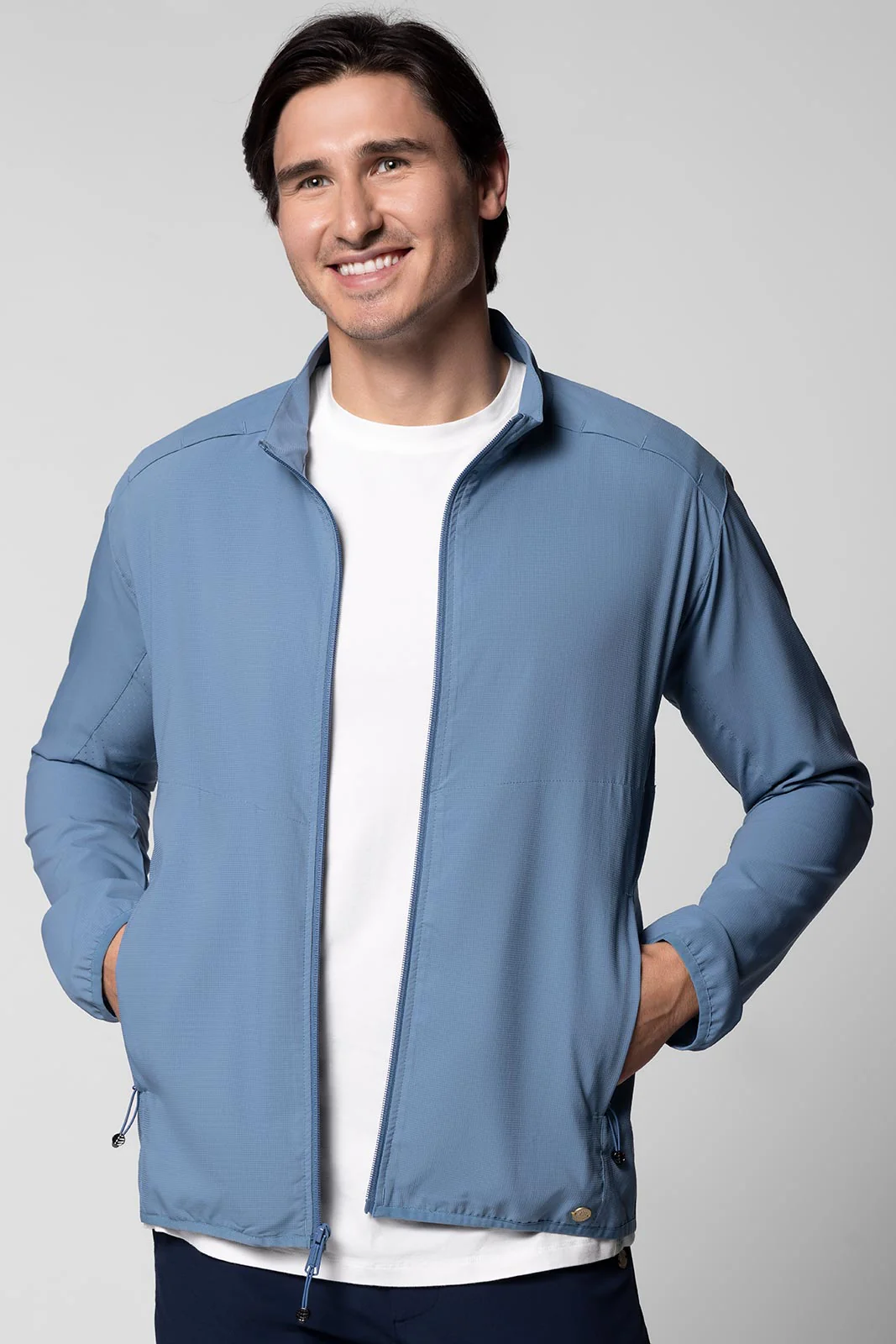 Men's Arcadian Packable Jacket | Blue Dusk - Image 12