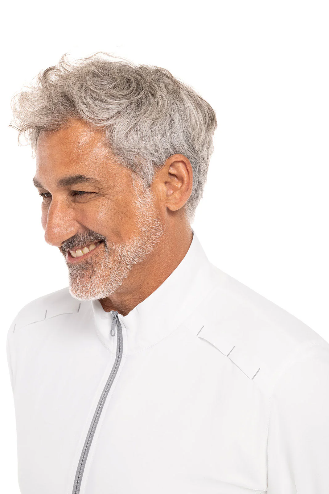 Men's Arcadian Packable Jacket | White - Image 6