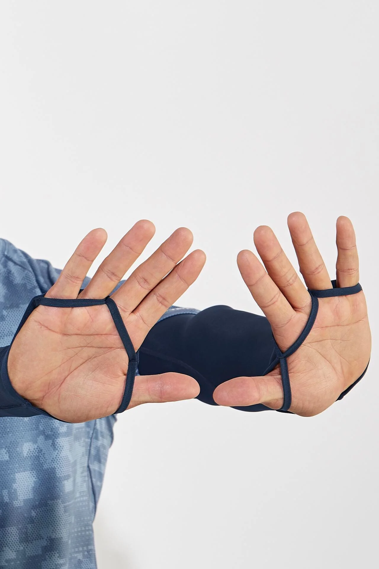 Men's Backspin Performance Arm Sleeves | Navy - Image 3