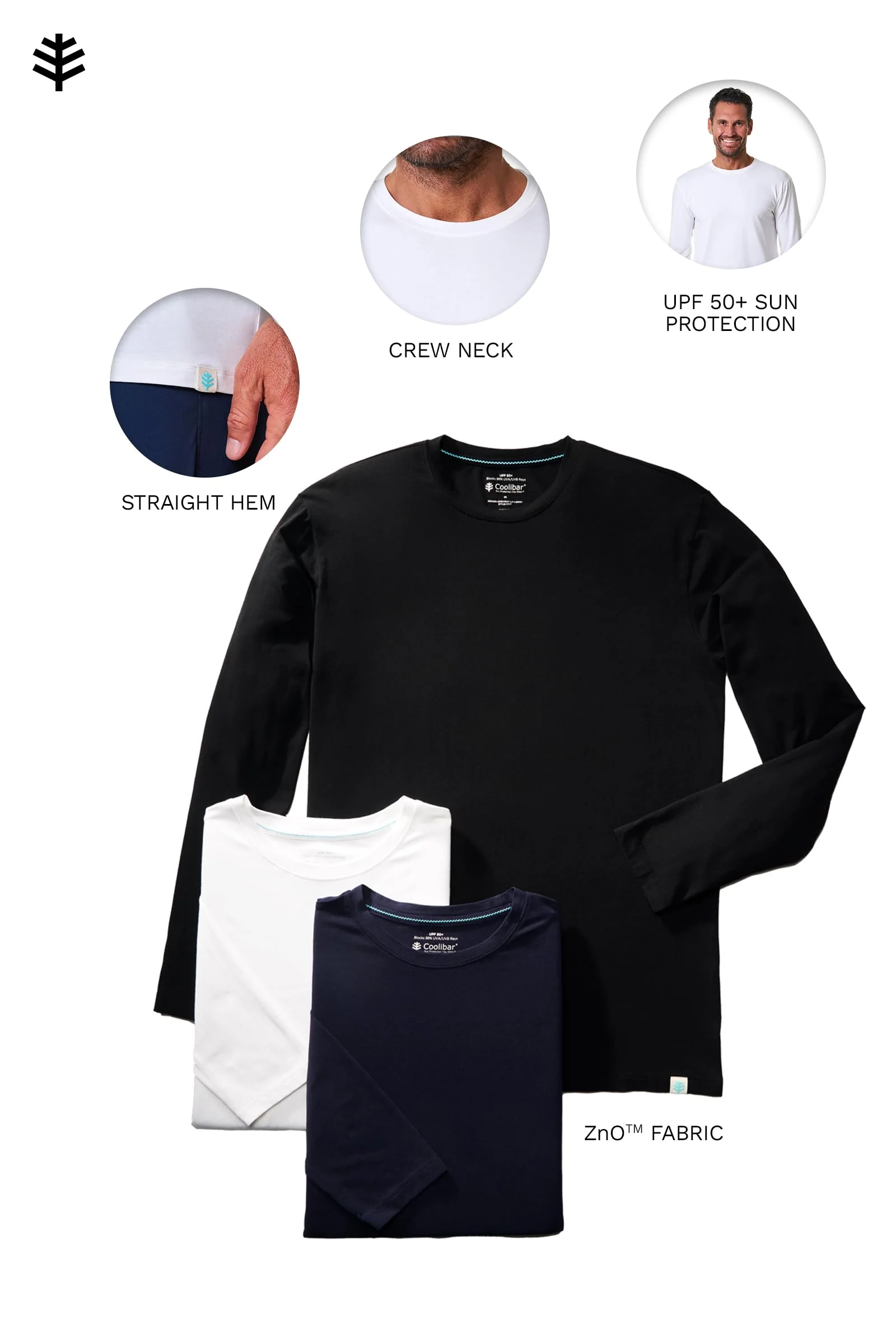 Men's Morada Everyday Long Sleeve T-Shirt | Navy - Image 8