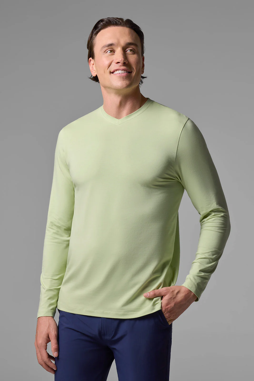 Women's Morada Everyday Long Sleeve V-Neck T-Shirt | Regular Parent - Image 13