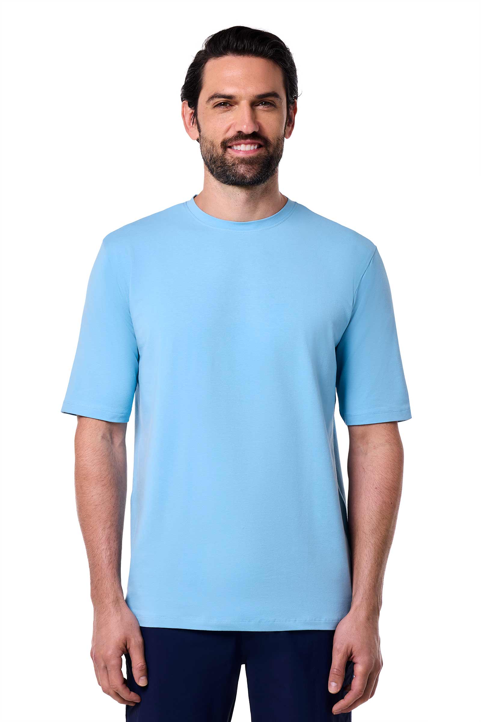 Men's Morada Everyday Short Sleeve T-Shirt | Arctic Blue - Image 2