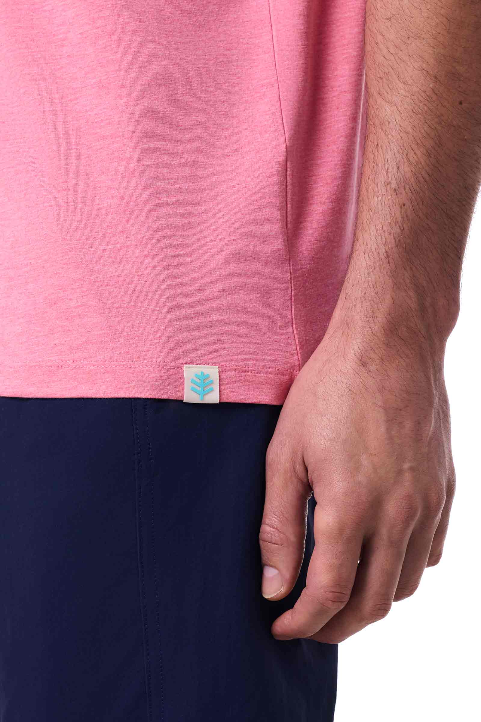 Men's Morada Everyday Short Sleeve T-Shirt | Flamingo Pink Heather - Image 5
