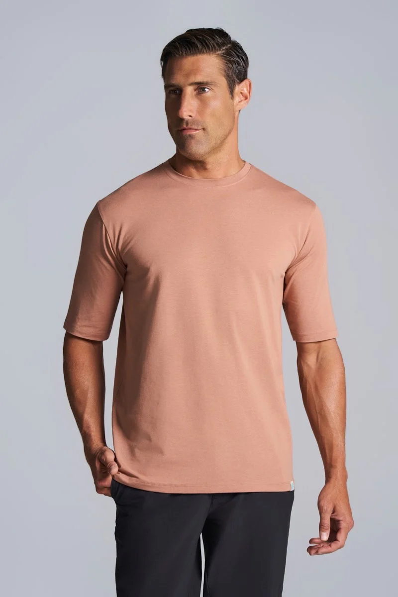 Men's Morada Everyday Short Sleeve T-Shirt | Mocha Mousse