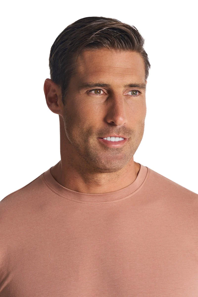 Men's Morada Everyday Short Sleeve T-Shirt | Mocha Mousse - Image 6