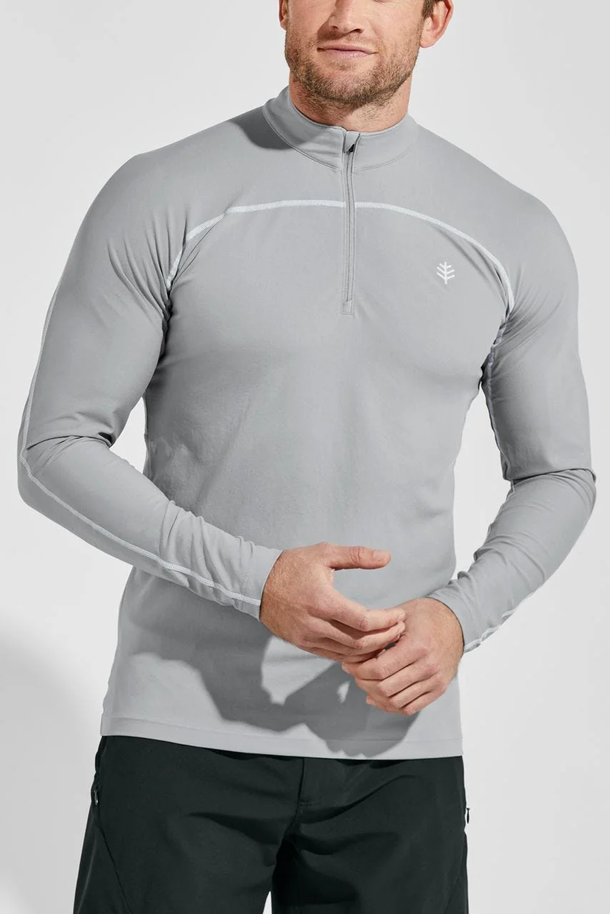 Men's Nocona Zip Rash Guard | Regular Parent