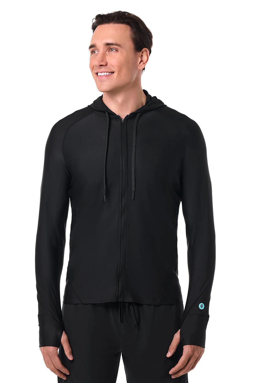 Men's Ocala Swim Hoodie | Black - Image 2