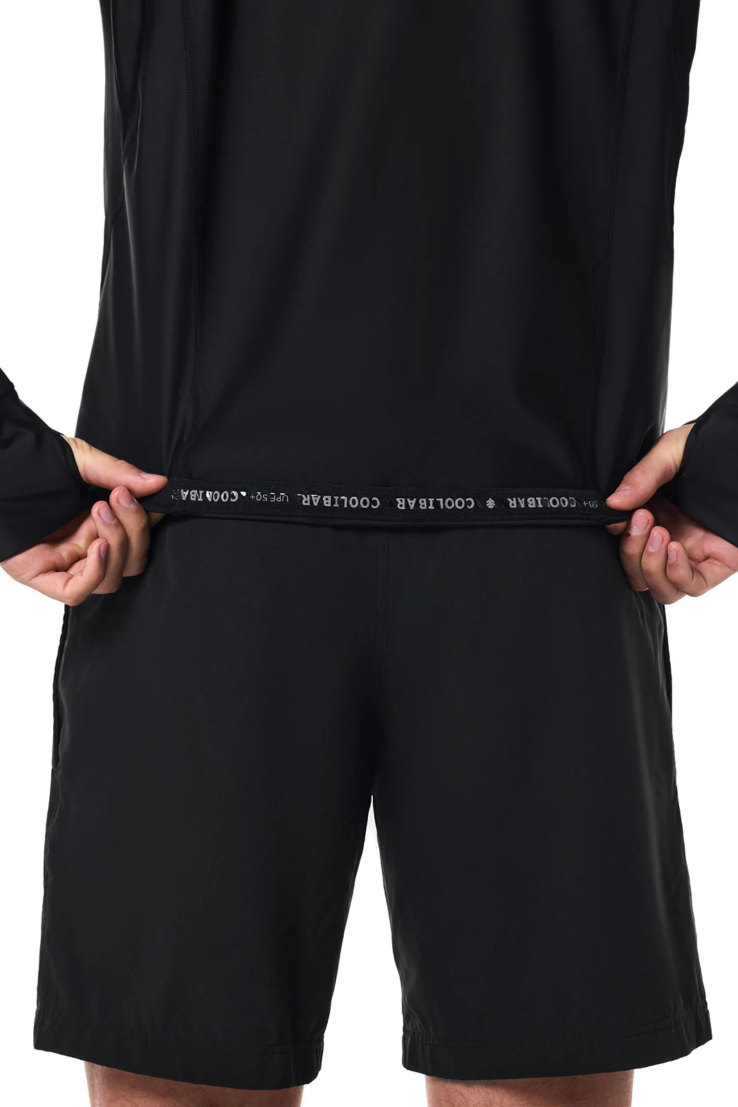 Men's Ocala Swim Hoodie | Black - Image 6