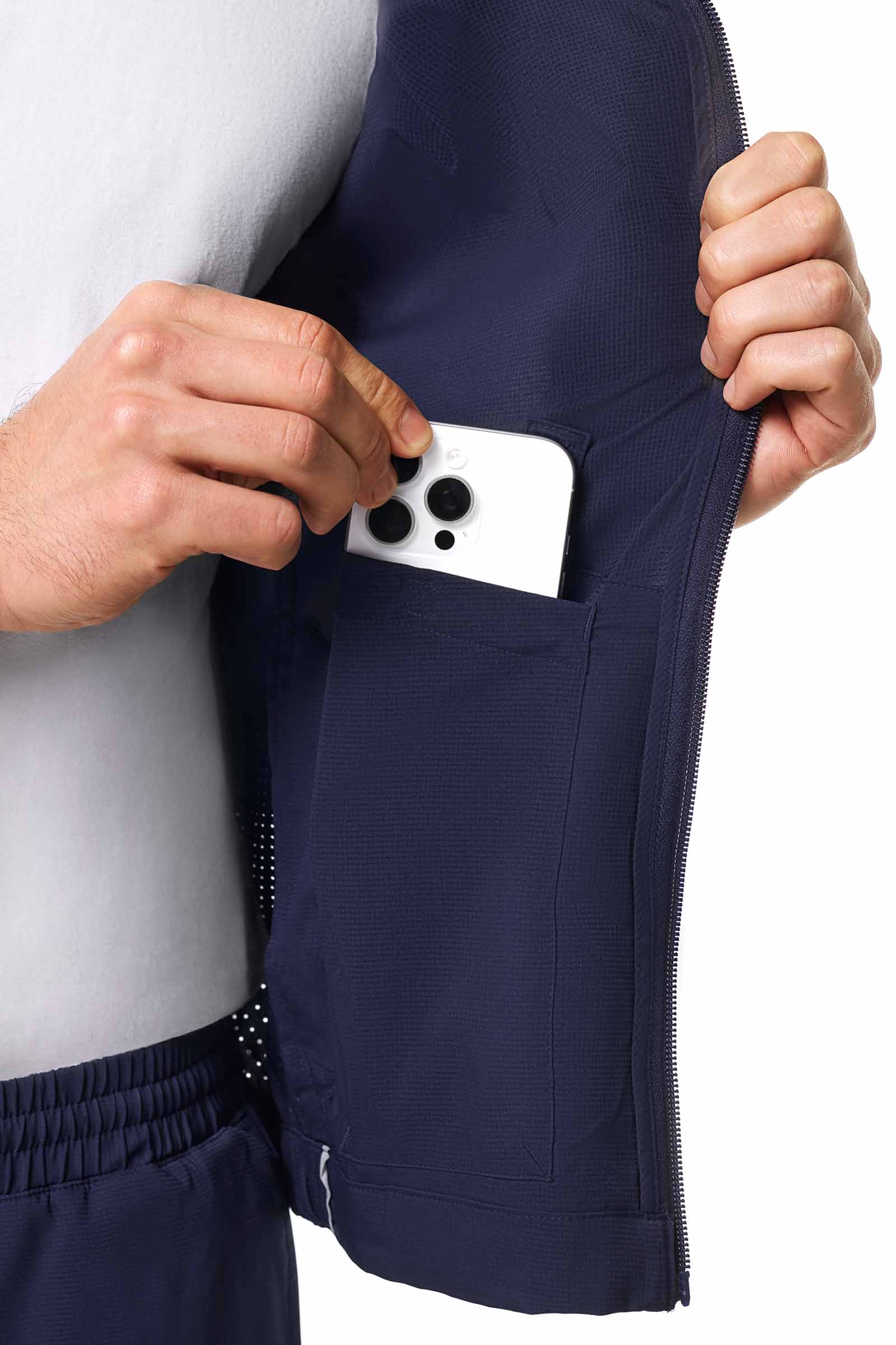 Men's Outpace Sport Jacket | Navy - Image 8