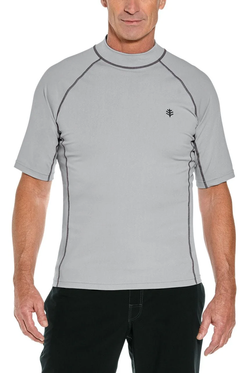 Men's Tulum Short Sleeve Surf Rash Guard | Regular Parent - Image 3