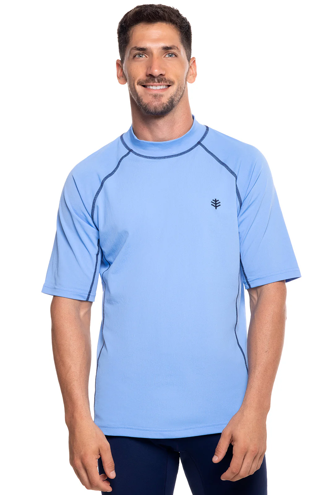 Men's Tulum Short Sleeve Surf Rash Guard | Regular Parent - Image 9