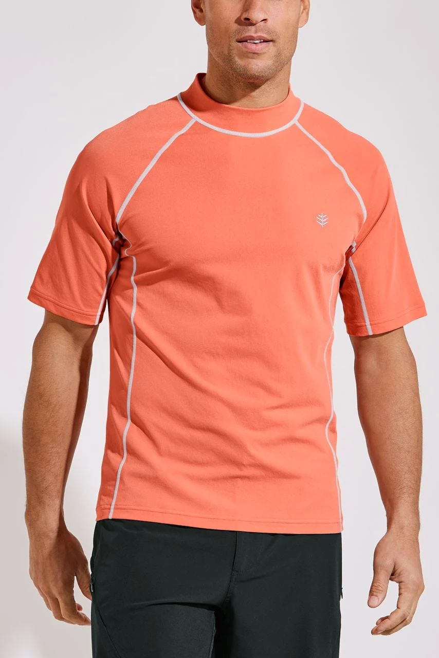Men's Tulum Short Sleeve Surf Rash Guard | Regular Parent - Image 10