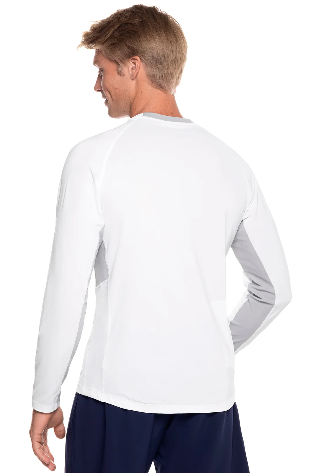 Men's Ultimate Long Sleeve Rash Guard | White - Image 2