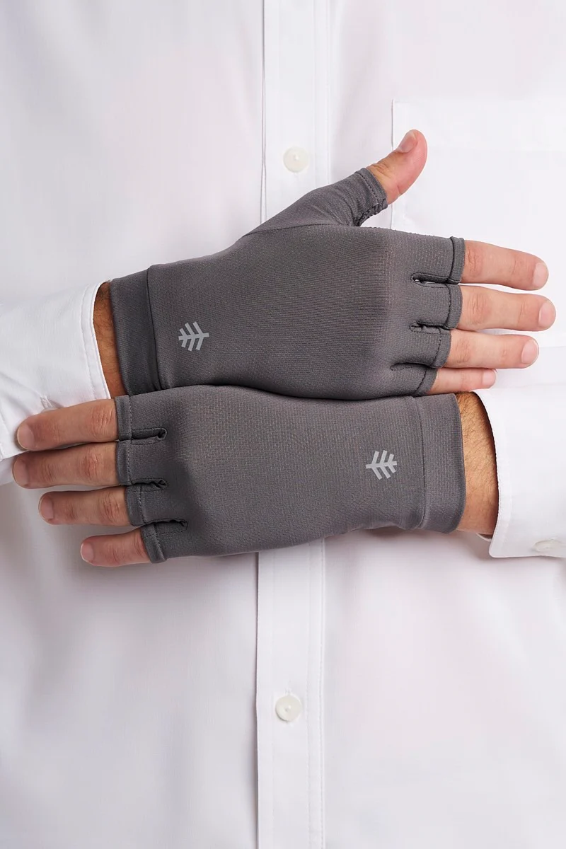 Ouray Fingerless Gloves | Charcoal - Image 4