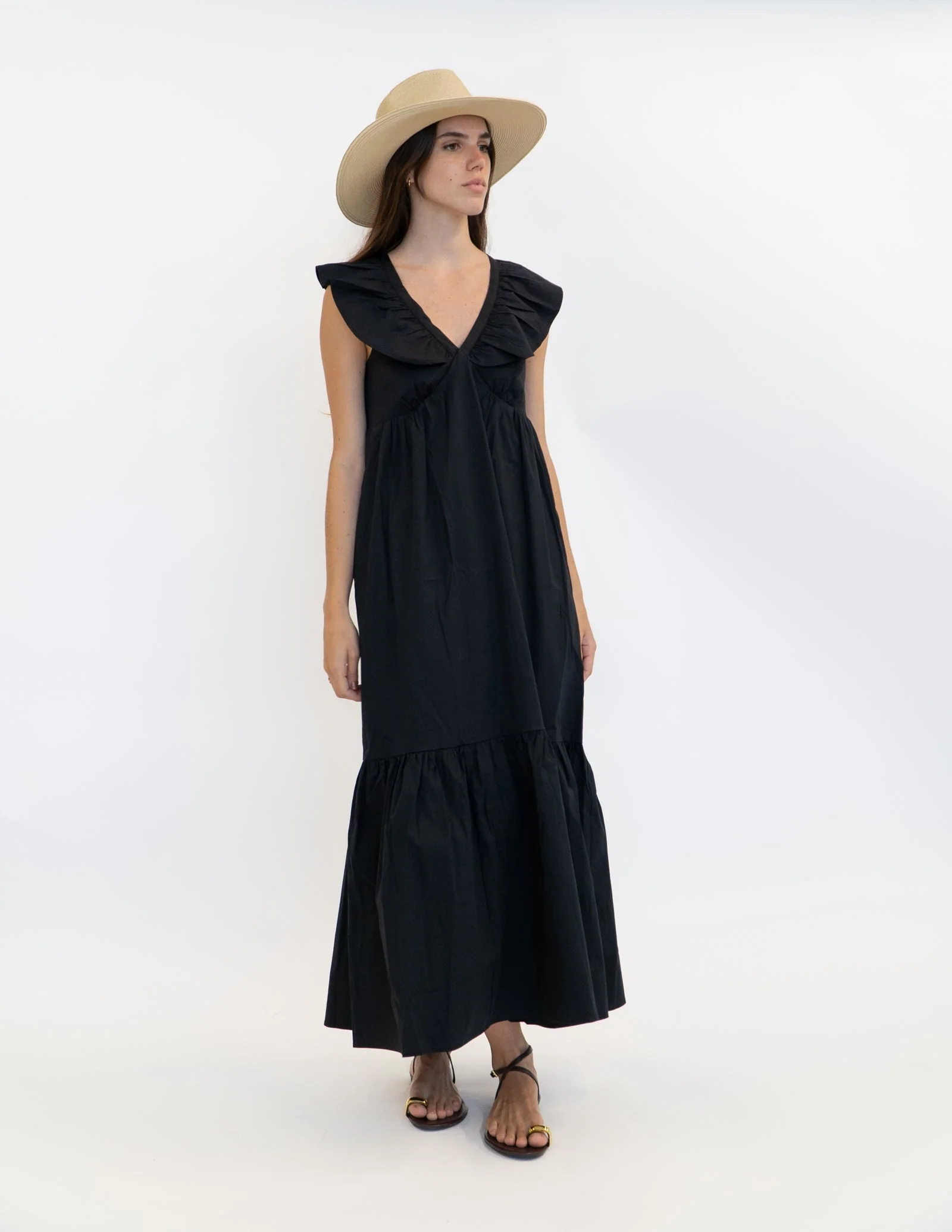 Serena - Ruffle V-Neck Maxi Dress | Regular Parent - Image 2