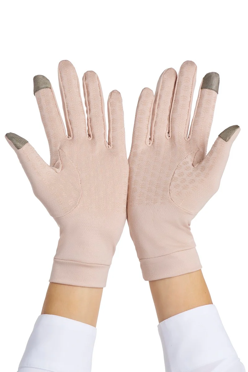 Unisex Gannett Full Finger Gloves | Beige - Image 6