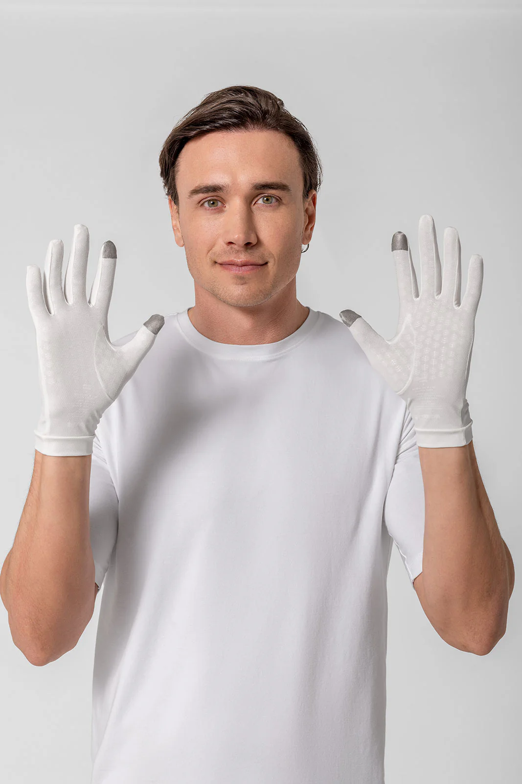 Unisex Gannett Full Finger Gloves | Pearl - Image 6