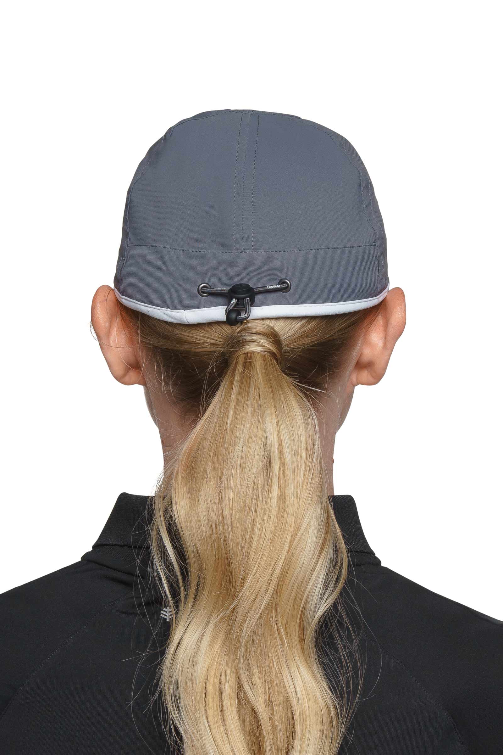 Unisex Lenny Adjustable Sports Cap | Carbon/White - Image 6
