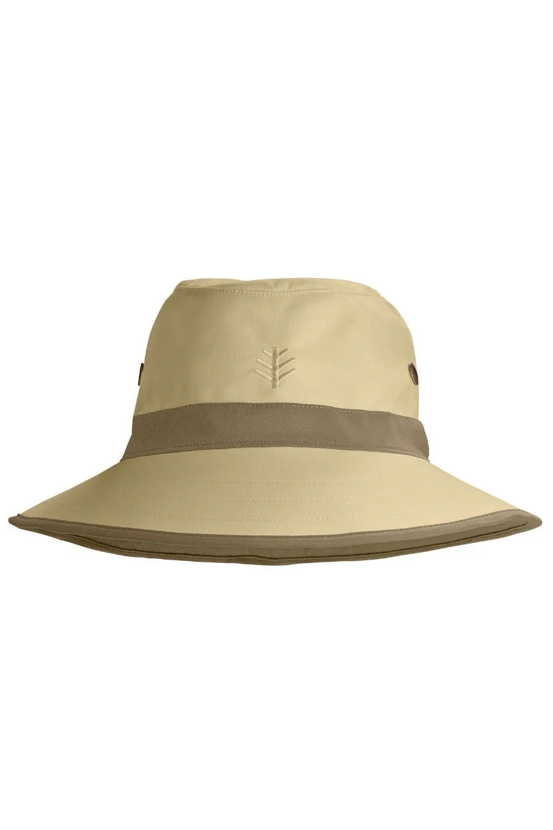 Unisex Matchplay Wide Brim Golf Hat | Tan/Khaki - Image 7