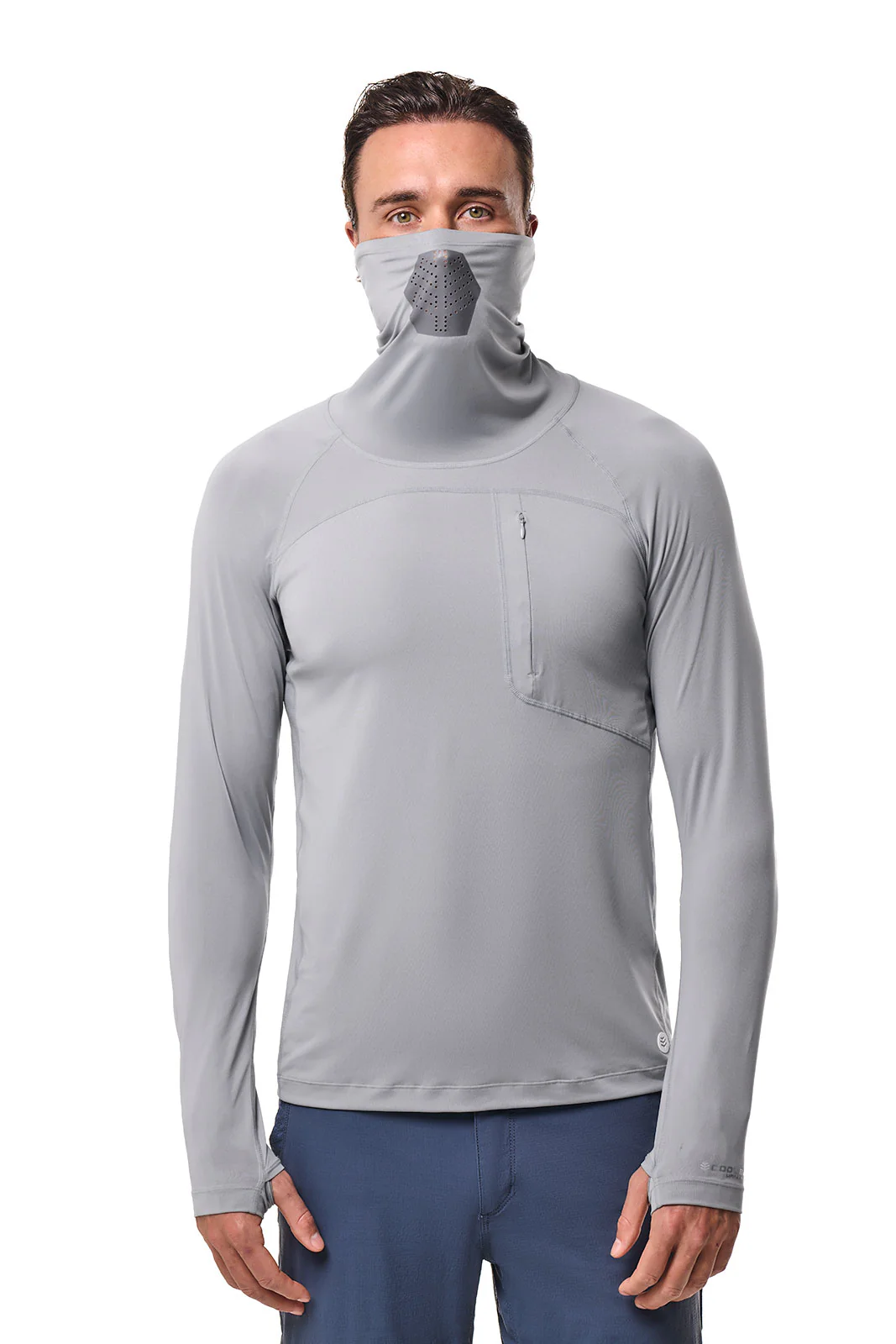 Men's Andros Vented Fishing T-Shirt | Slate - Image 7