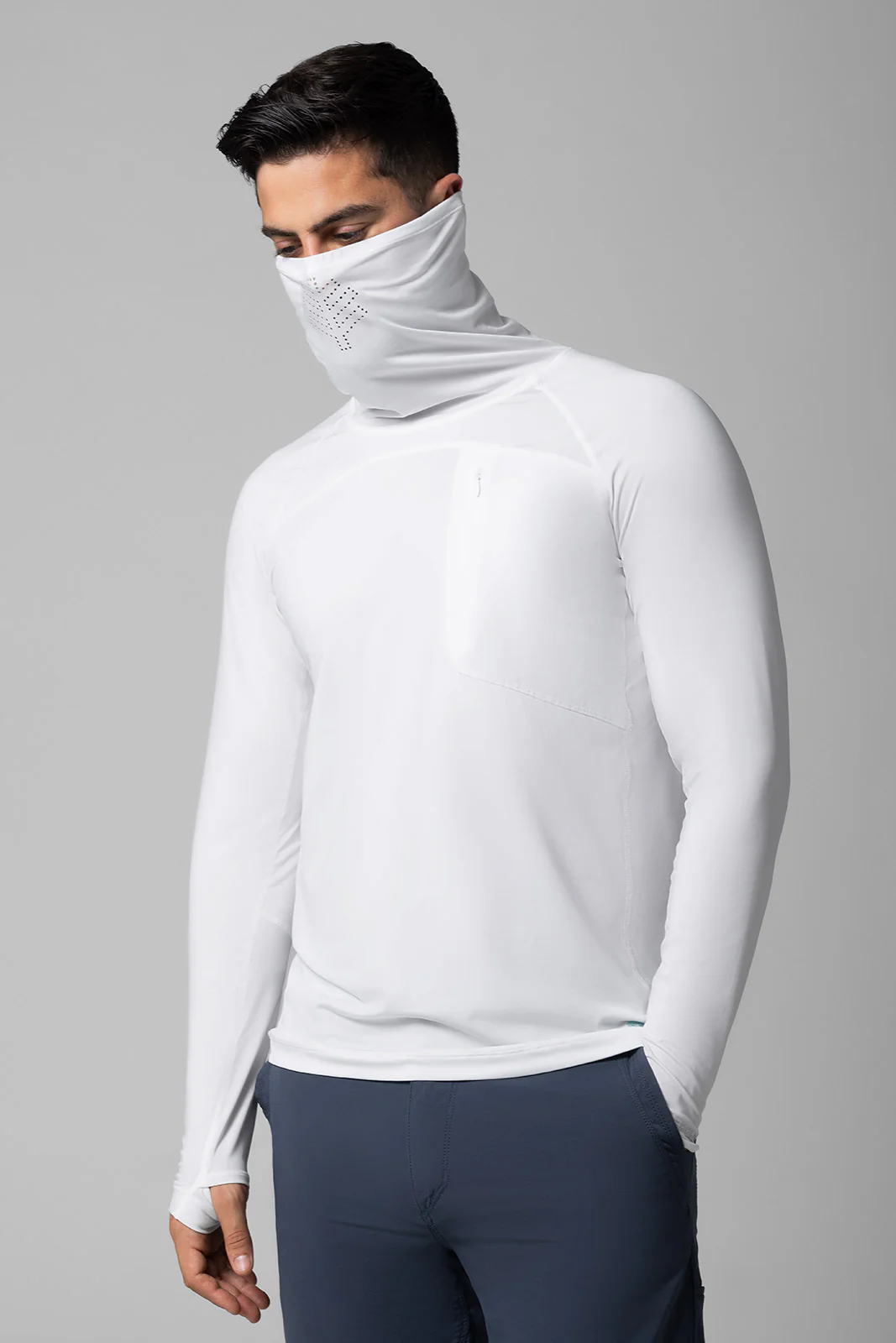 Men's Andros Vented Fishing T-Shirt | White - Image 13