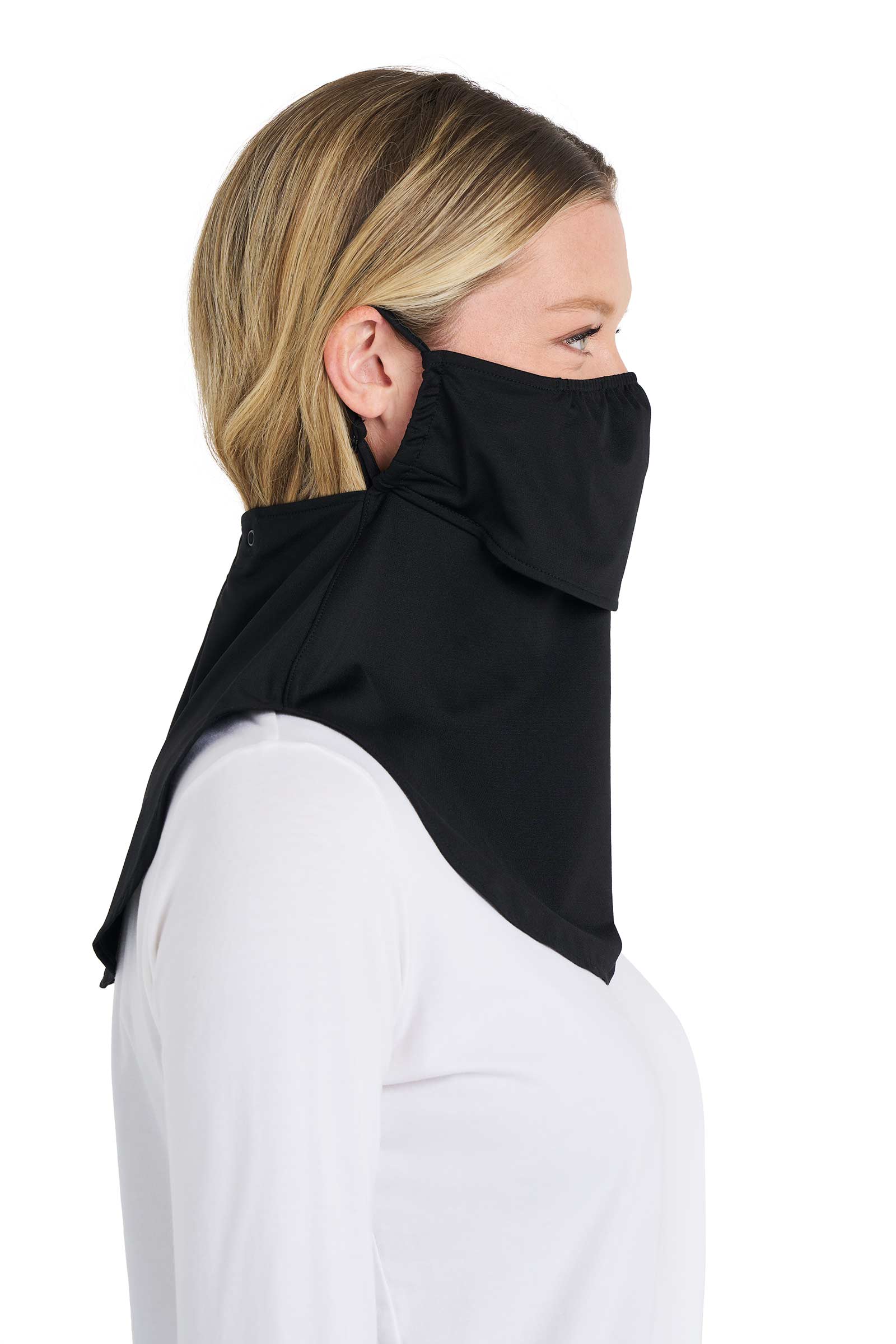 Vermilion Face Mask with Neck Coverage | Black - Image 15