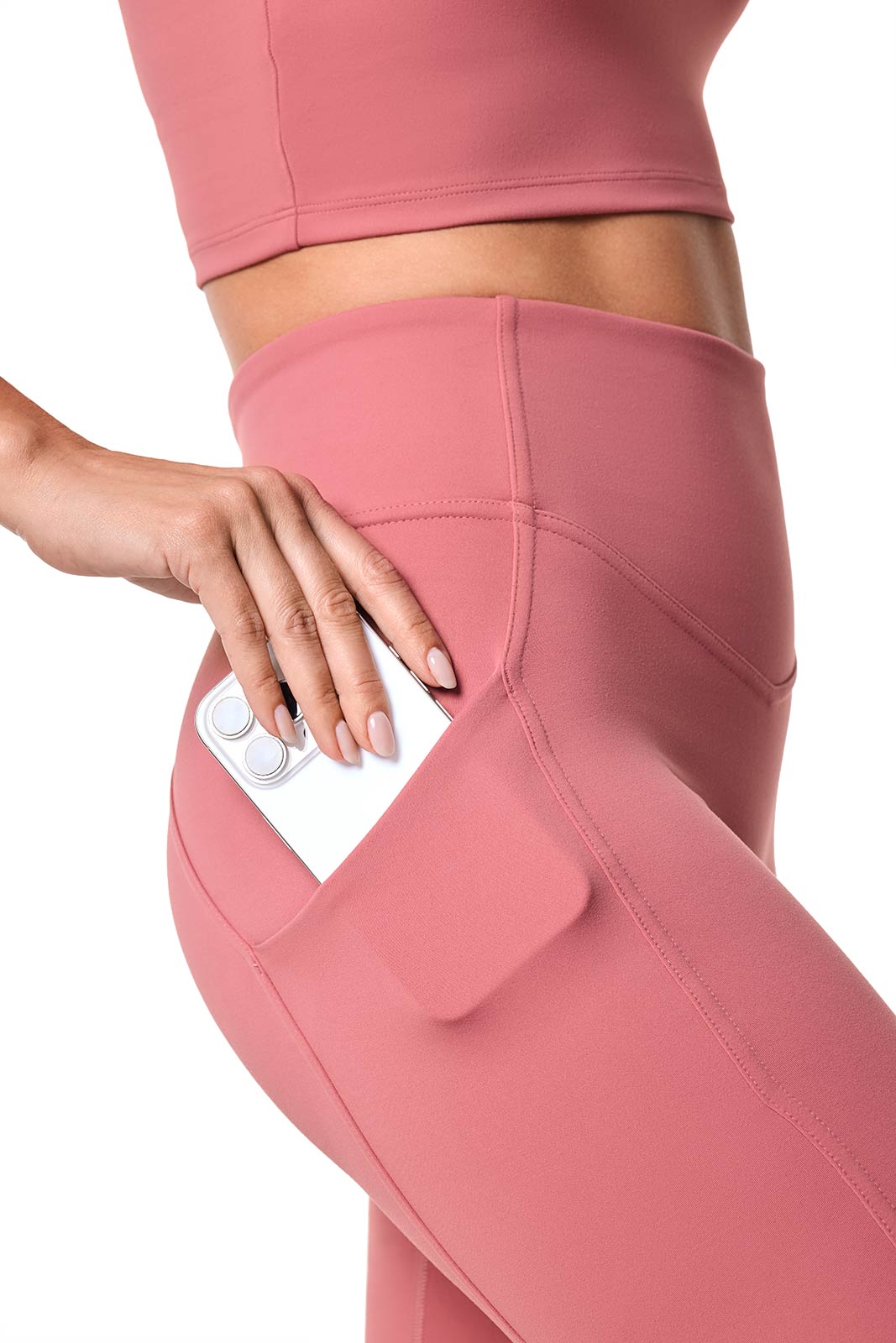 Women's Ananda Yoga Legging | Terracotta Rose - Image 5