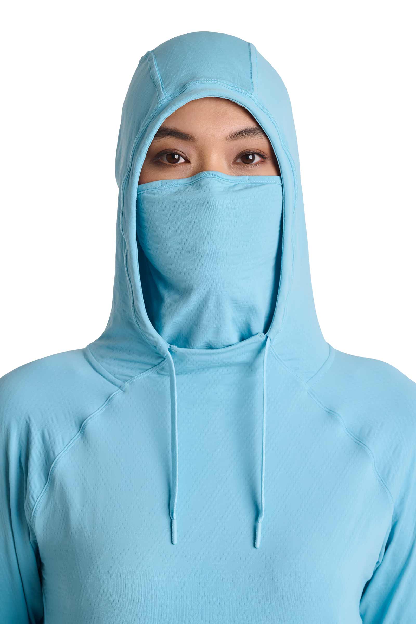 Women's Arabella Hoodie | Arctic Blue Diamond Jacquard - Image 4