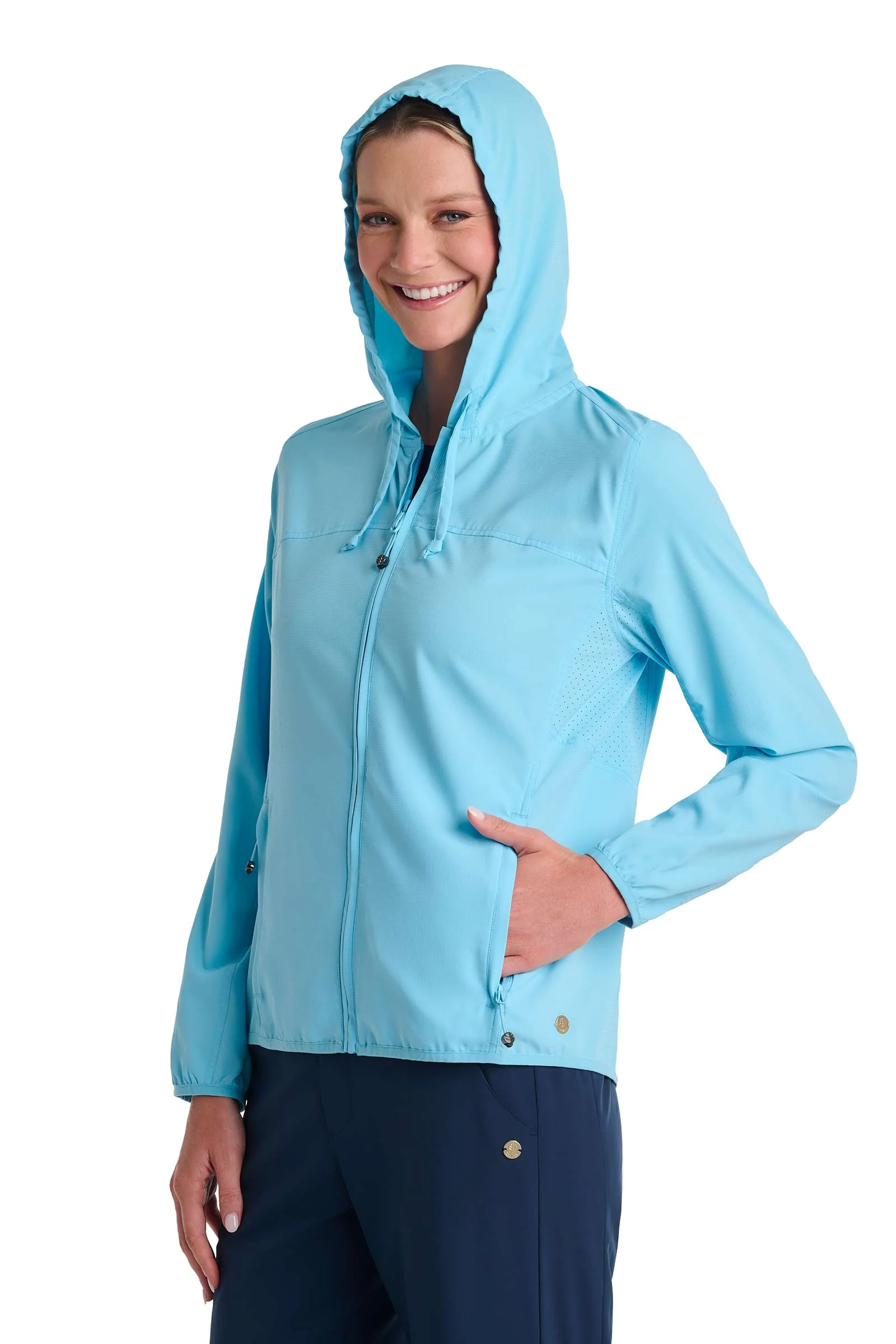 Women's Arcadian Packable Jacket | Arctic Blue - Image 4