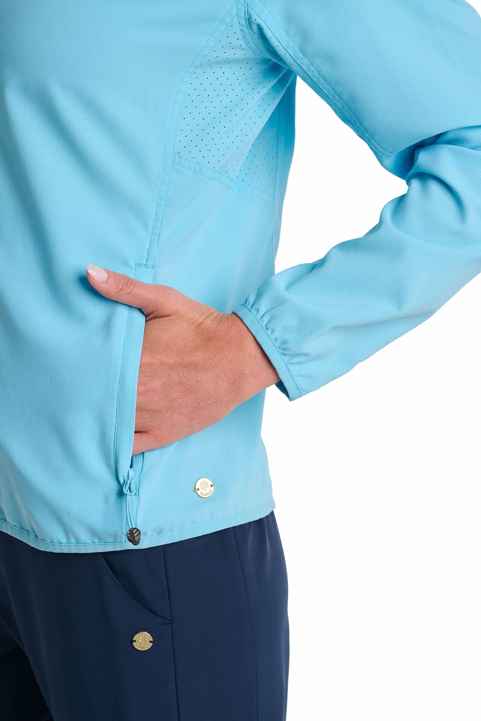 Women's Arcadian Packable Jacket | Arctic Blue - Image 9