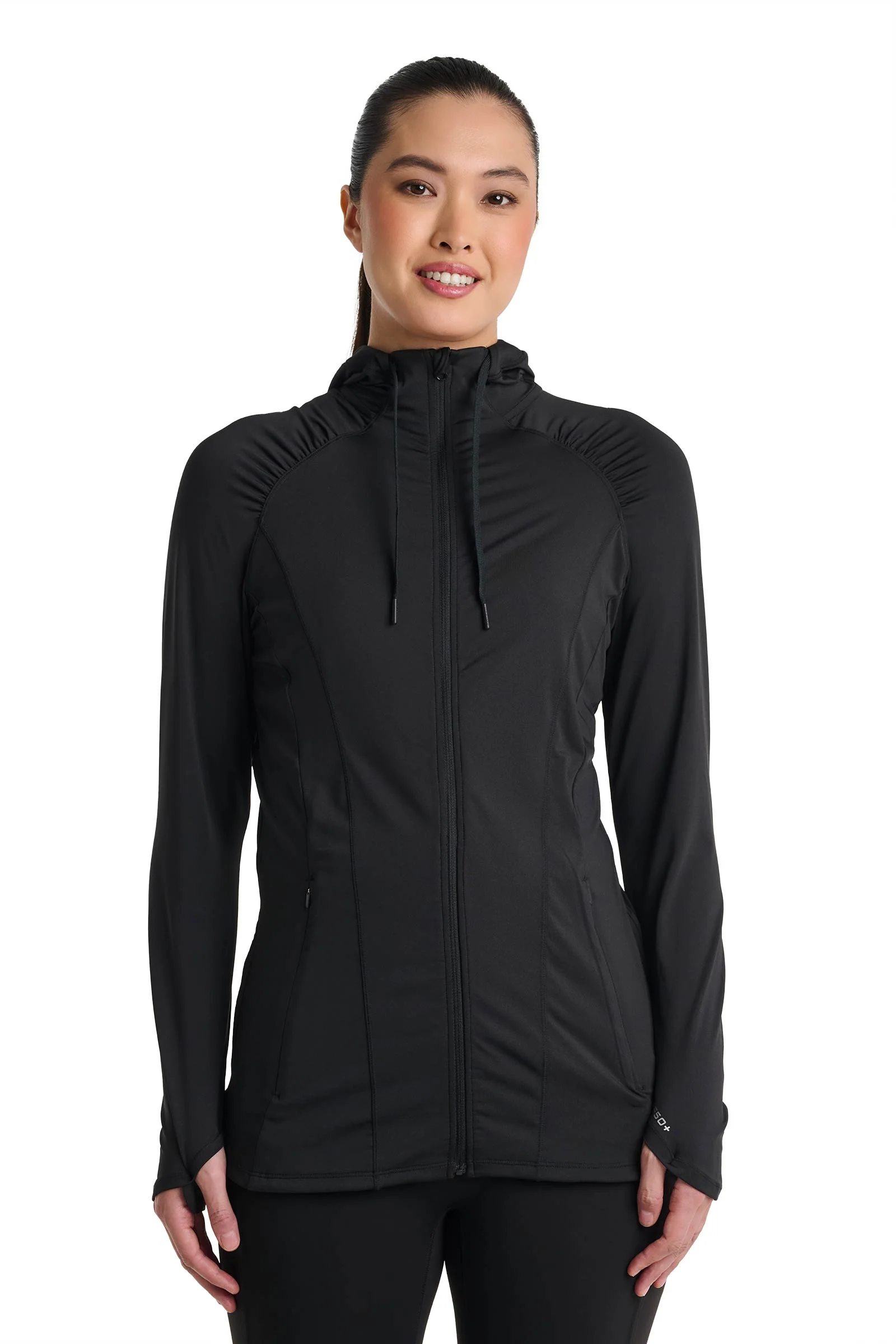 Women's Astir Full-Zip Jacket | Black - Image 6